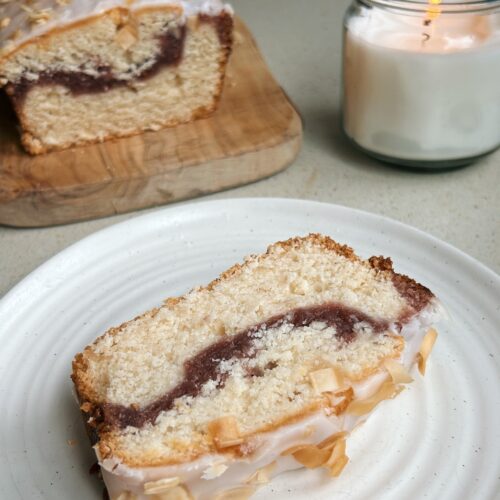 Jammy Coconut Cake (Vegan!)