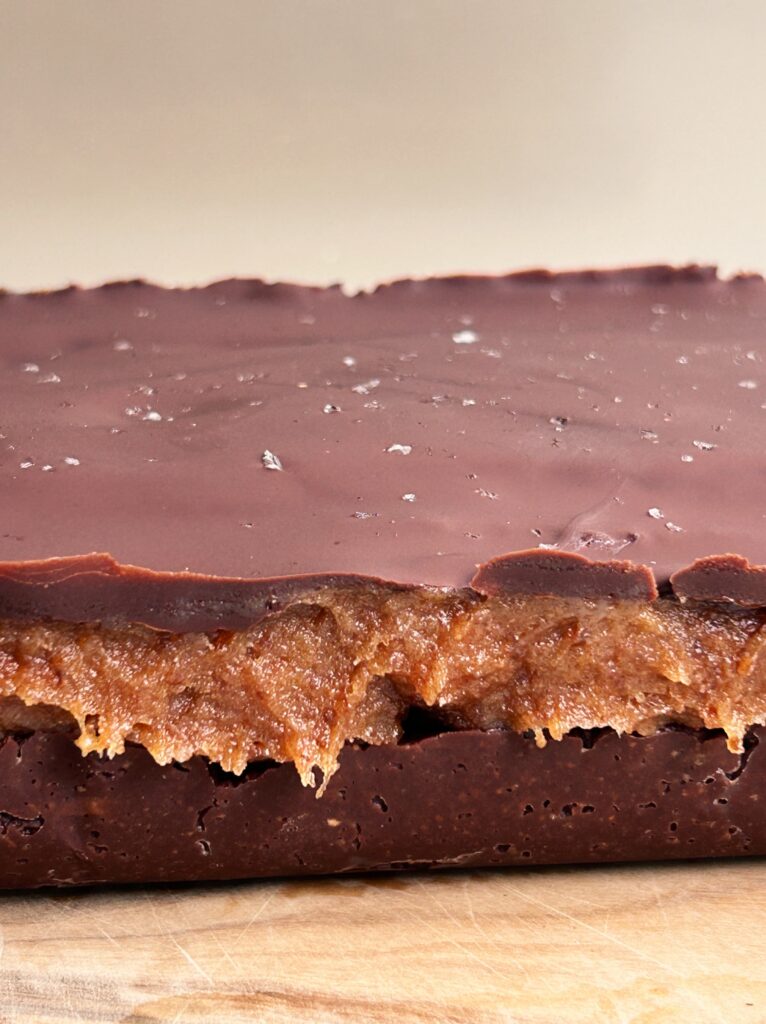 No Bake Caramel Brownie Bars
