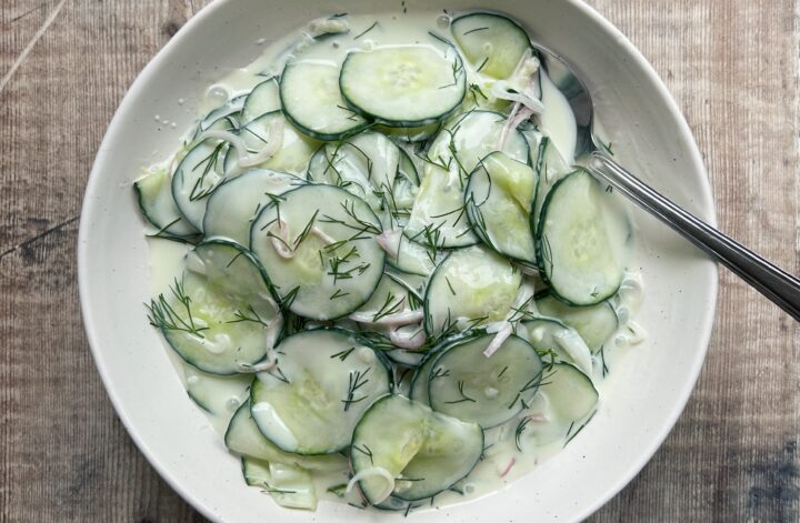 Creamy Cucumber Salad