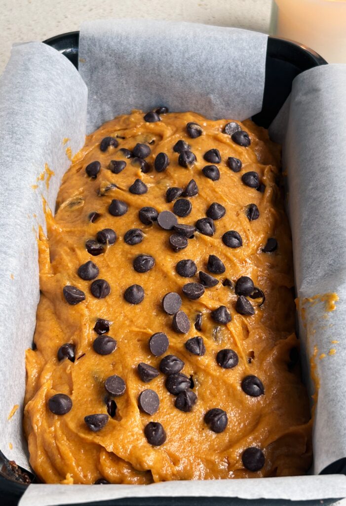 Chocolate Chip Pumpkin Bread
