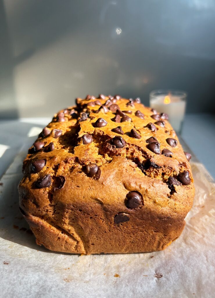 Chocolate Chip Pumpkin Bread