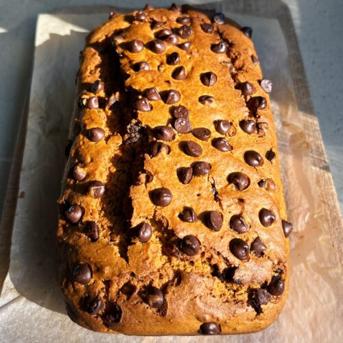 Chocolate Chip Pumpkin Bread