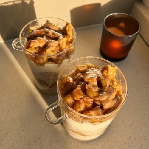 Apple Pie Overnight Oats