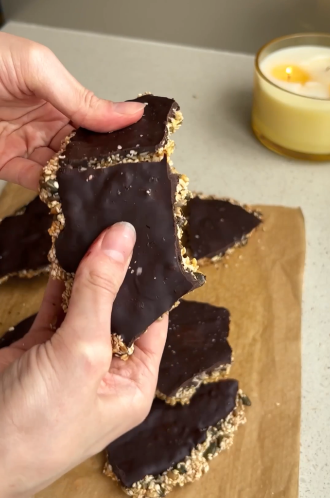 Sesame Chocolate Bark