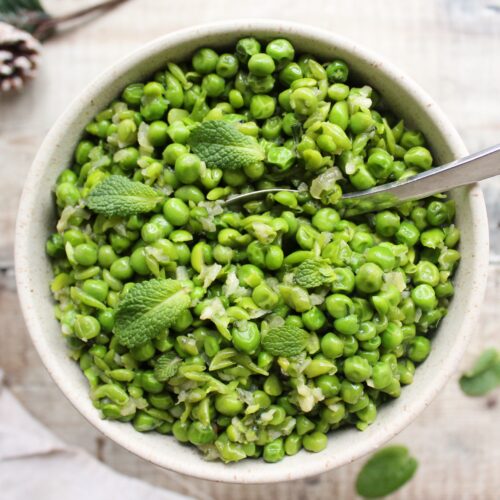 Minted Peas with Shallots
