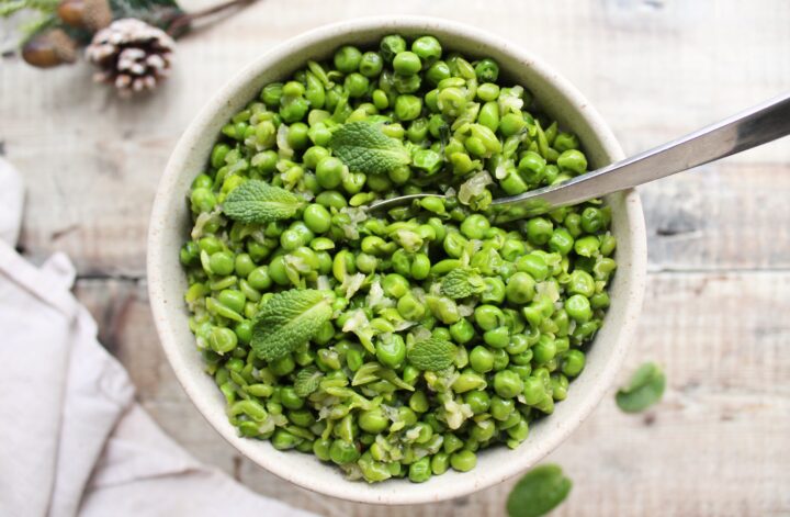 Minted Peas with Shallots