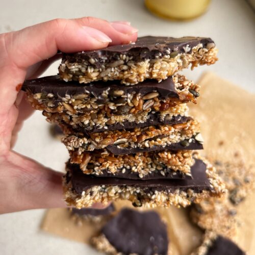 Sesame Chocolate Bark