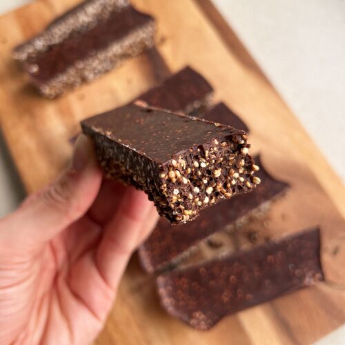 Chocolate Quinoa Crunch Bars
