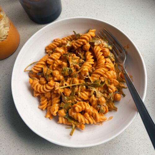 Creamy Romesco Pasta Salad