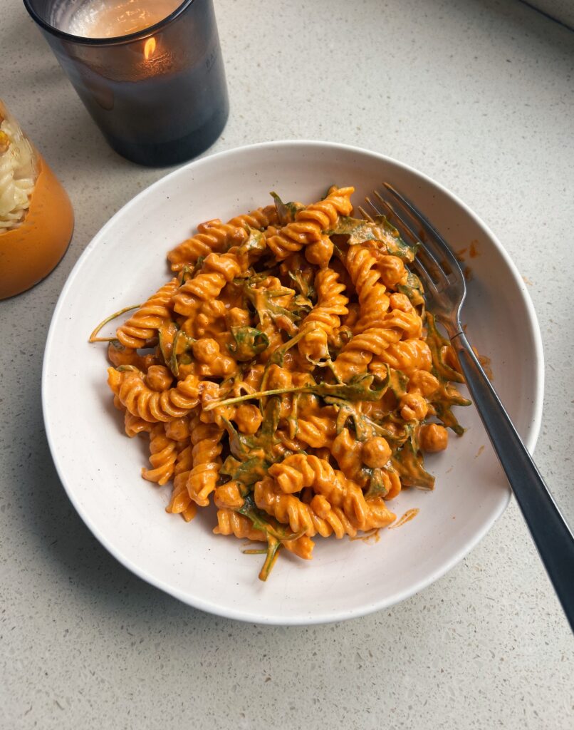 Creamy Romesco Pasta Salad