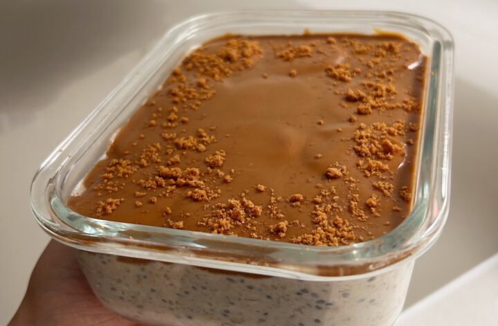 Biscoff Banana Overnight Oats