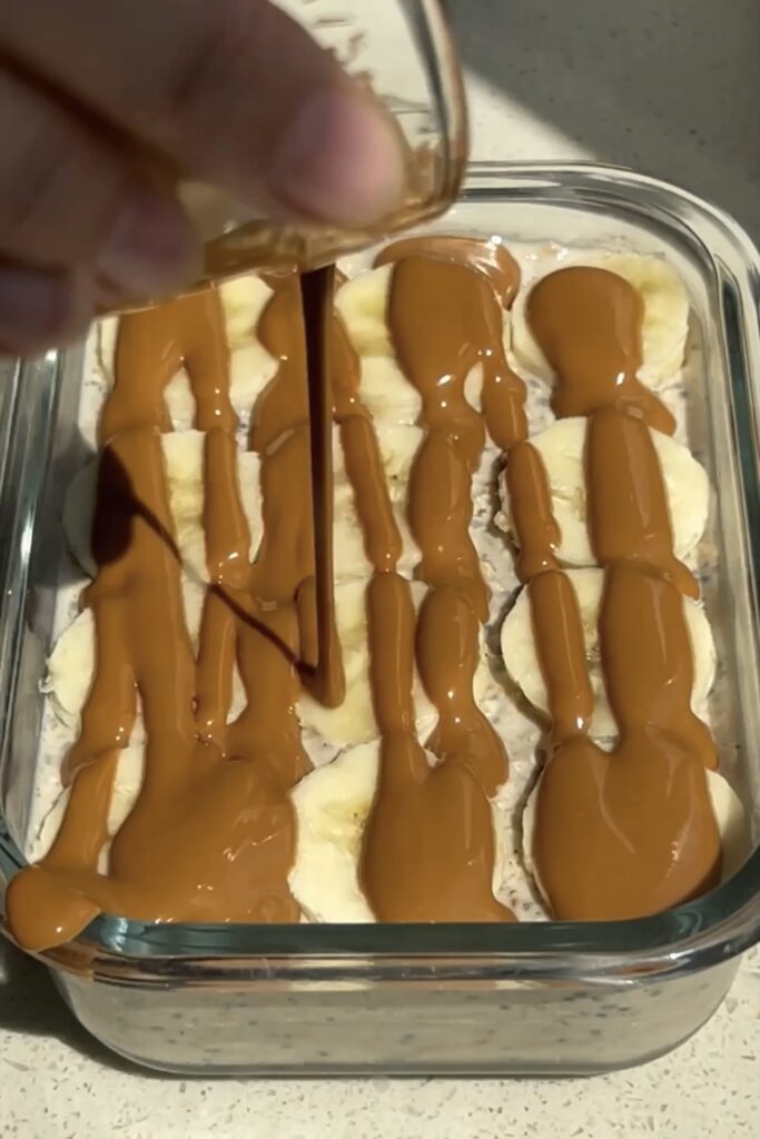 Biscoff Banana Overnight Oats