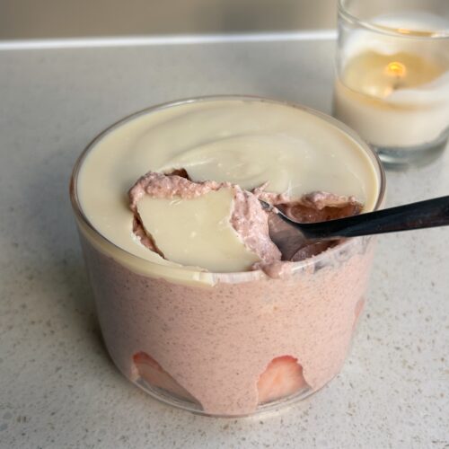 Strawberry Cheesecake Blended Oats