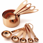 Copper Measuring Cup copper measuring cups and spoons